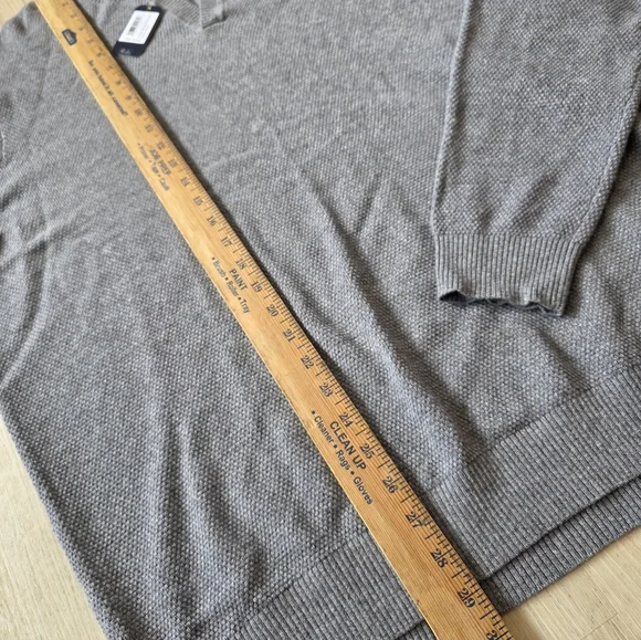 Johnnie O Estaban Johnny Collar Sweater Men's Size XL Gray